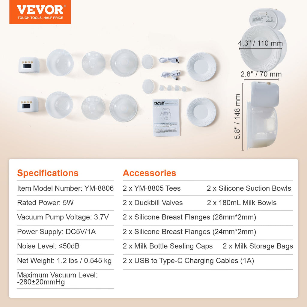 Hands-Free Electric Breast Pump