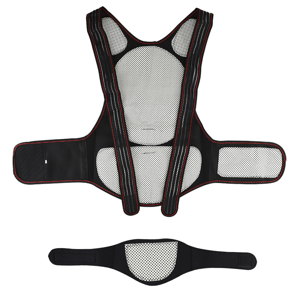 Magnetic Self-Heating Back Support & Posture Corrector Belt