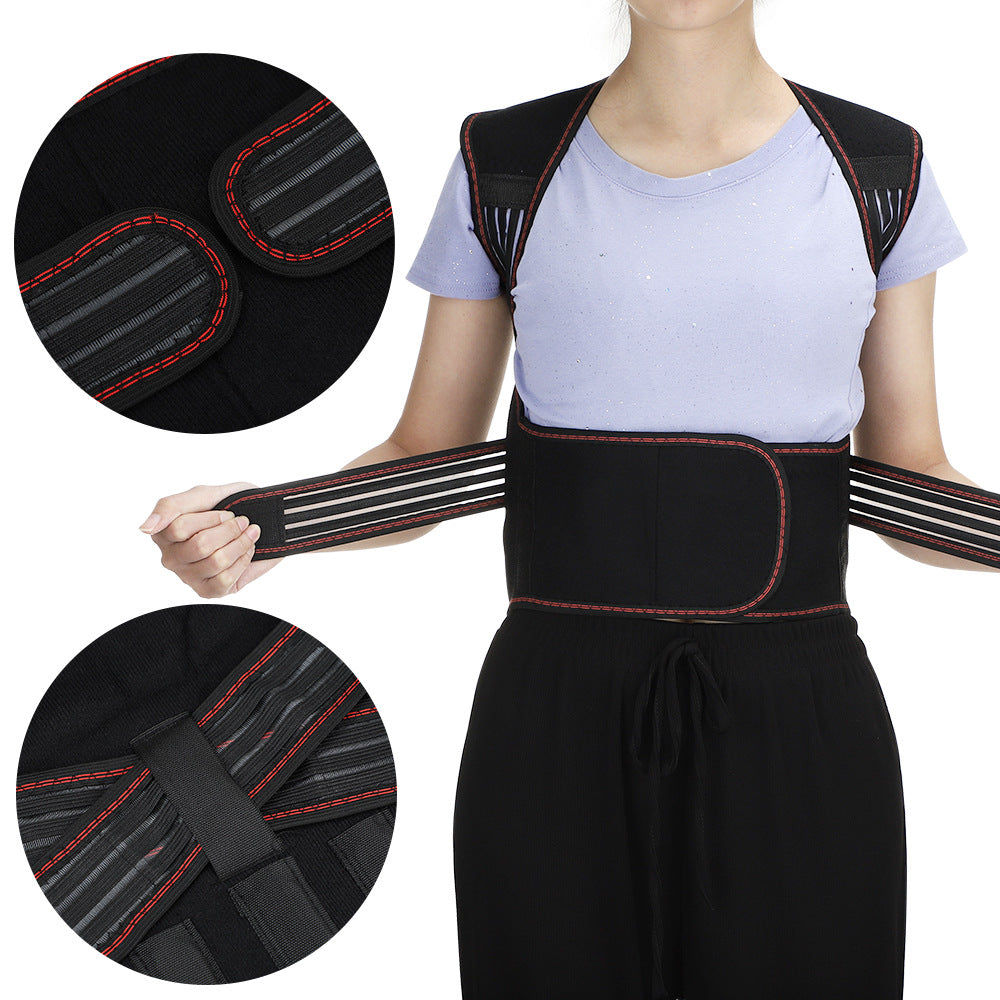Magnetic Self-Heating Back Support & Posture Corrector Belt