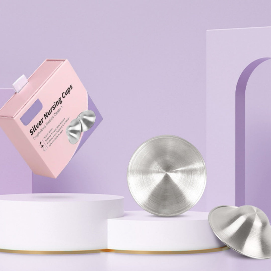 Silver Nursing Cup & Nipple Shield