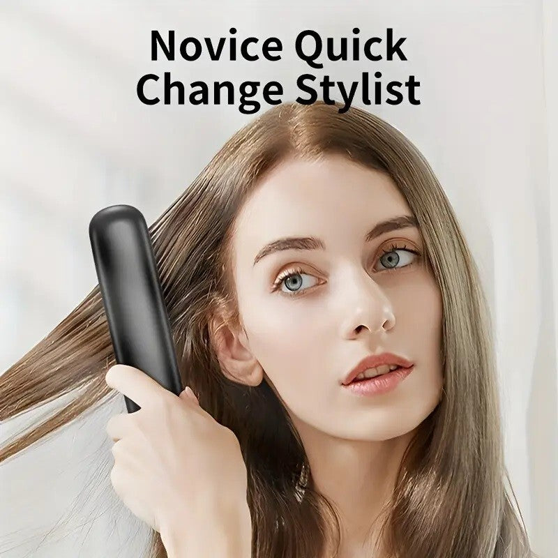 Portable Cordless Hair Straightener Brush