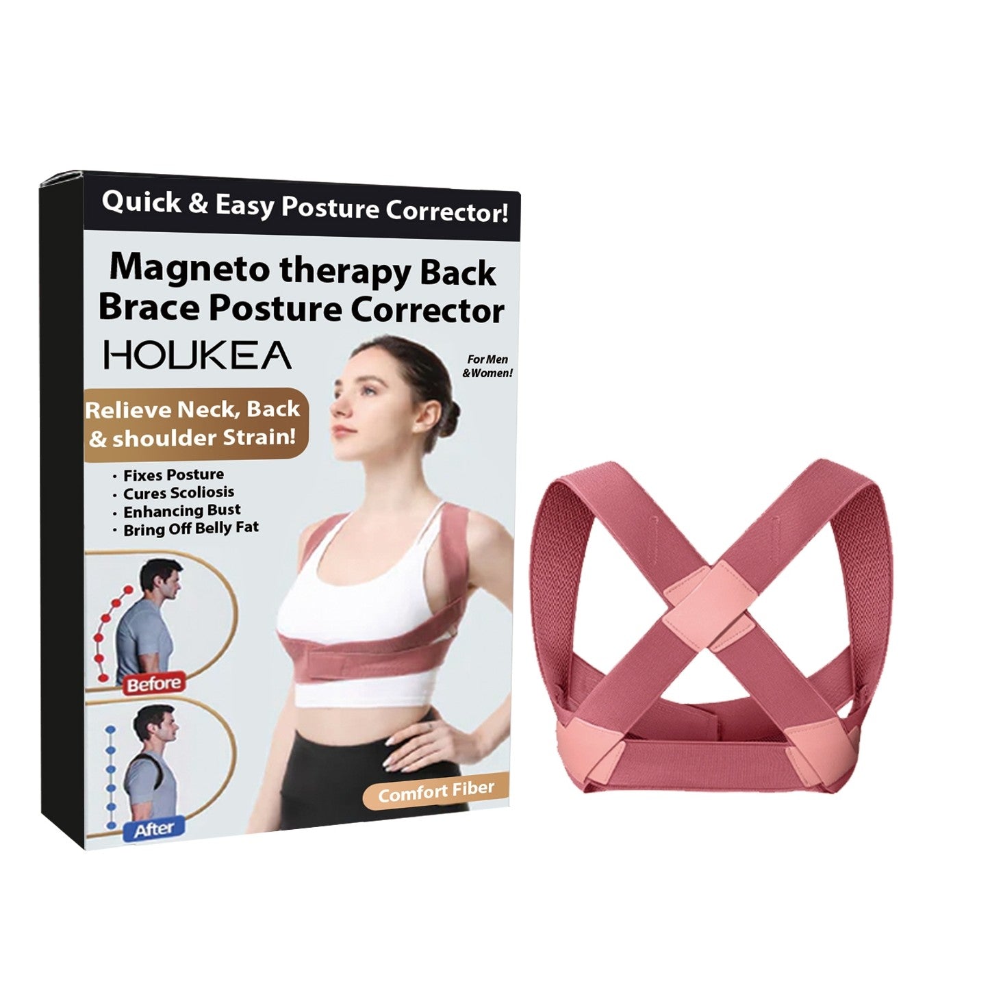 Magneto Therapy Back Brace Posture Corrector